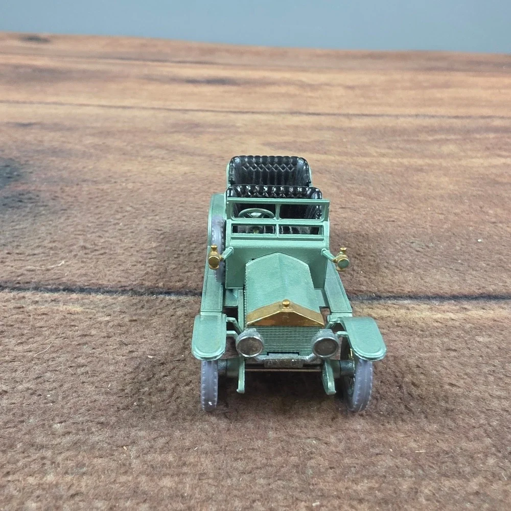 Matchbox Rolls Royce Silver Ghost Toy Car Green Good Y-15 Models of Yesteryear